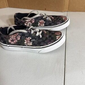 Vans Girls Floral Checkered Sneakers‎